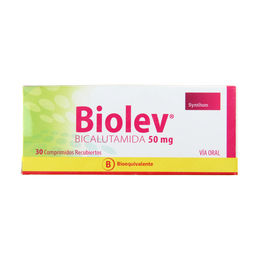 Biolev (B) Bicalutamida 50mg 30 Comprimidos Recubiertos