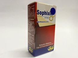 Product image of Sophixin Ofteno (B) Ciprofloxacino 0.3% Solución Oftálmica 5ml