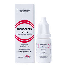 Predsolets Forte Prednisolona 1% Solución Oftálmica 5ml