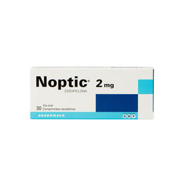 Noptic Eszopiclona 2mg 30 Comprimidos Recubiertos