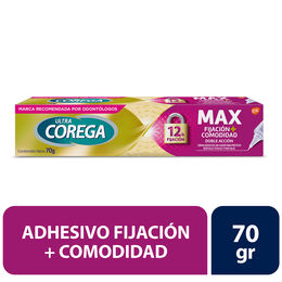 Corega Máxima Fijación y Comodidad 70g