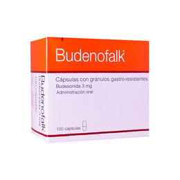 Budenofalk Budesonida 3mg 100 Cápsulas