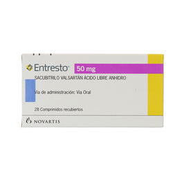 Entresto 100mg Sacubitrilo / Valsartan 28 Comprimidos Recubiertos