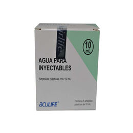 Agua Para Inyectables 10ml 5 Ampollas - Bph