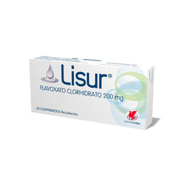 Lisur Flavoxato 200mg 20 Comprimidos Recubiertos