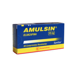 Amulsin (B) Olanzapina 10mg 30 Comprimidos Recubiertos