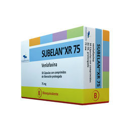 Subelan XR (B) Venlafaxina 75mg 30 Cápsulas Prolongadas