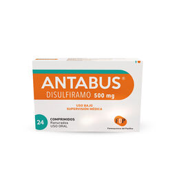 Antabus Disulfiram 500mg 24 Comprimidos