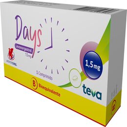 Days (B) Levonorgestrel 1.5mg 1 Comprimido