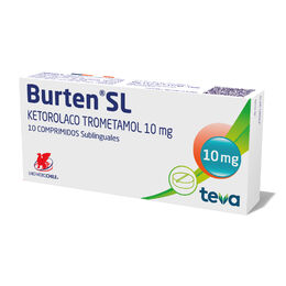 Burten Ketorolaco 10mg 10 Comprimidos