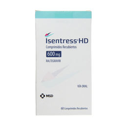 Isentress HD Raltegravir 600mg 60 Comprimidos Recubiertos