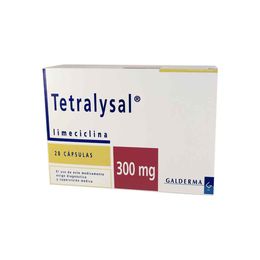 Tetralysal Limeciclina 300mg 28 Cápsulas