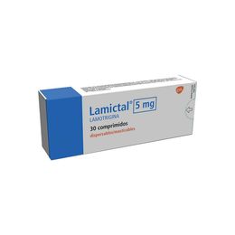 Product image of Lamictal (R) Lamotrigina 5mg 30 Comprimidos Masticables