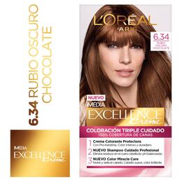 Product image of Tintura Excellence Creme 6.34 Rubio Oscuro Ceniza Dorado - L'oréal