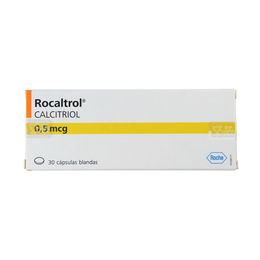 Rocaltrol Calcitriol 0.5mcg 30 Cápsulas Blandas