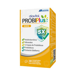 Product image of ProbiPlus Kids 30 Comprimidos Masticables - Diavital