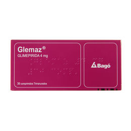 Glemaz Glimepirida 4mg 30 Comprimidos