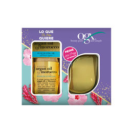 Pack Serum Moroccan Argan Oil+ Peine Dorado - Ogx