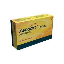 Avodart Dutasterida 0.5mg 30 Cápsulas Blandas