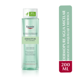 Eucerin Agua Micelar Facial Dermopure Piel Grasa y/o Con Tendencia Acnéica 200ml