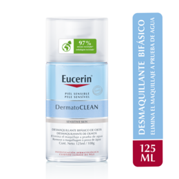 Eucerin Dermatoclean Desmaquillante Bifásico De Ojos Día y Noche 125ml