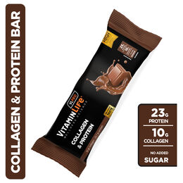 VitaminLife Barras de Proteína + Colágeno Sabor Chocolate