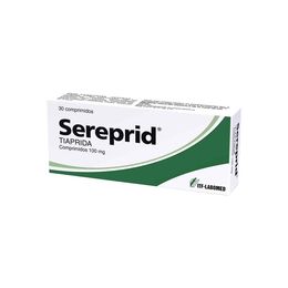 Sereprid Tiaprida 100mg 30 Comprimidos