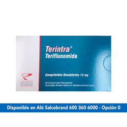 Terintra Teriflunomida 14mg 28 Comprimidos Recubiertos