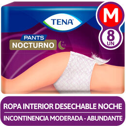 Product image of Ropa Interior Desechable Pants Nocturno Tena Talla M 8 Unidades