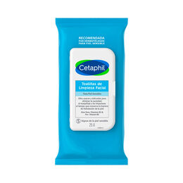 Toallitas de Limpieza Facial Desmaquillantes para Piel Sensible - Cetaphil