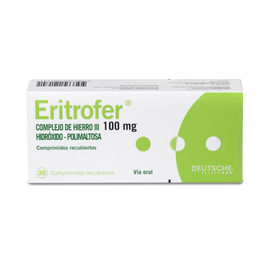 Product image of Eritrofer Hierro 30 Comprimidos Recubiertos