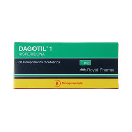 Product image of Dagotil (B) Risperidona 1mg 30 Comprimidos Recubiertos