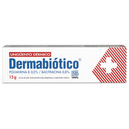 Product image of Dermabiótico Polimixina B / Bacitracina Ungüento Dérmico 15g - Dermabiotico