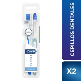 Product image of Cepillo Dental Expert Limpieza 2 Unidades - Oral-b
