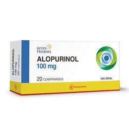 Product image of Alopurinol (B) 100mg 20 Comprimidos