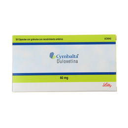 Cymbalta (R) Duloxetina 60mg 28 Cápsulas