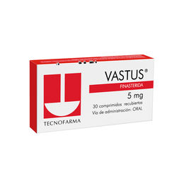 Vastus (B) Finasterida 5mg 30 Comprimidos Recubiertos - Vastus-5