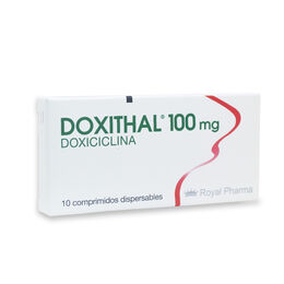 Doxithal Doxiciclina 100mg 10 Comprimidos Dispersables