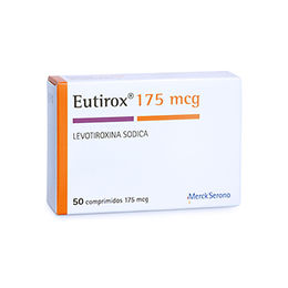 Eutirox (R) Levotiroxina 175mcg 50 Comprimidos