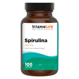 Product image of VitaminLife Espirulina 500mg 100 Cápsulas