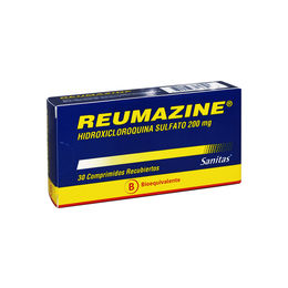 Product image of Reumazine (B) Hidroxicloroquina 200mg 30 Comprimidos Recubiertos