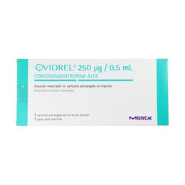 Ovidrel Coriogonadotropina Alfa 250mcg Inyectable 1 Frasco-Ampolla