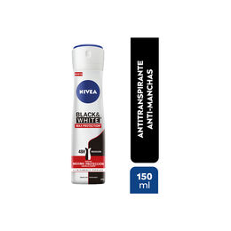 Desodorante Spray Nivea Invisible Black & White Max Protección 150ml