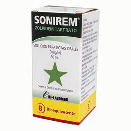 Product image of Sonirem (B) Zolpidem 10mg/ml Oral Gotas 30ml