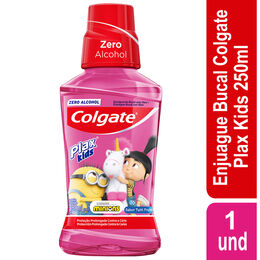 Product image of Enjuague Bucal Colgate Plax Kids Minions 250ml