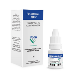 Poentobral Plus Tobramicina / Dexametasona Solución Oftálmica 5ml