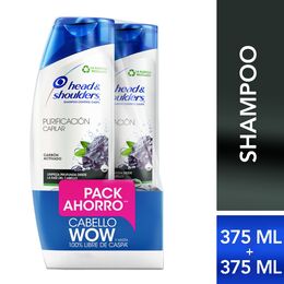 Product image of Pack Shampoo Head & Shoulders Purificación Capilar 375ml 2 Unidades