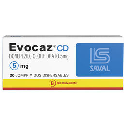 Evocaz CD Donepezilo 5mg 30 Comprimidos Dispersables