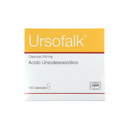 Ursofalk Ácido Ursodesoxicólico 250mg 100 Cápsulas