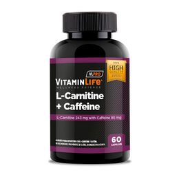 Product image of VitaminLife L-Carnitine + Caffeine 60 Cápsulas